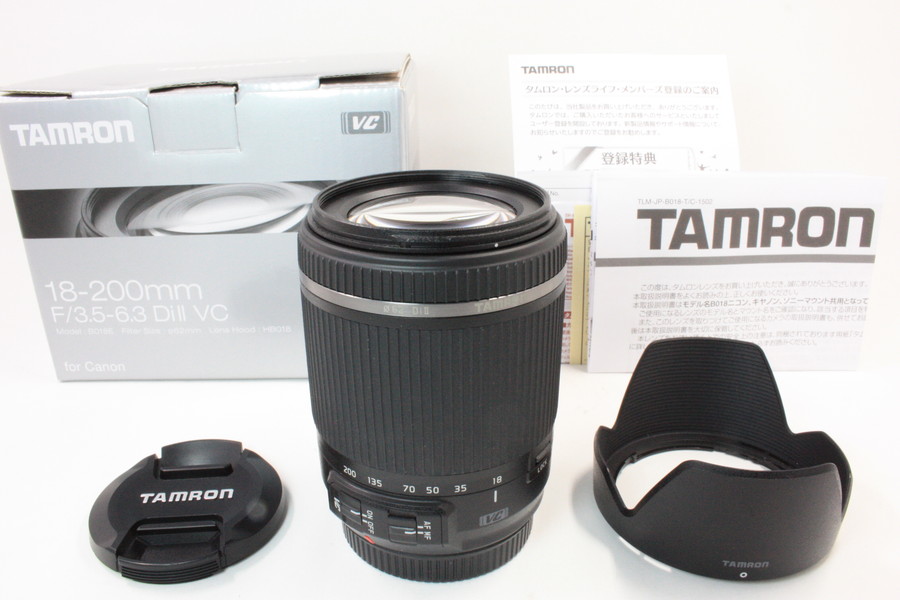 TAMRON 18-200mm F3.5-6.3 VC B018