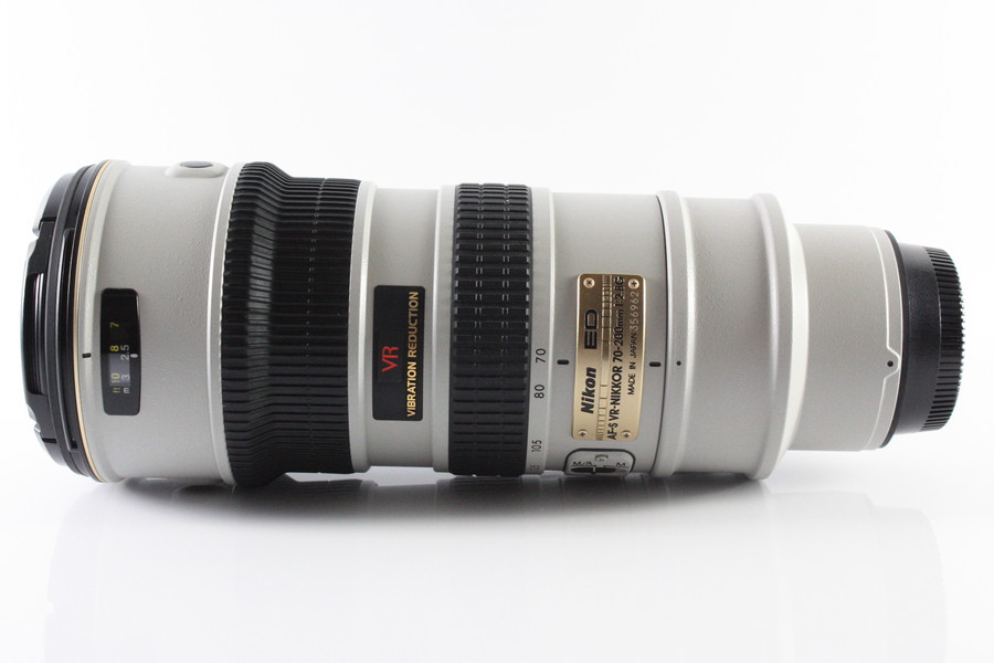 ニコン）Nikon AF-S NIKKOR 70-200ｍｍ F2.8 G VR ED ライトグレー ...