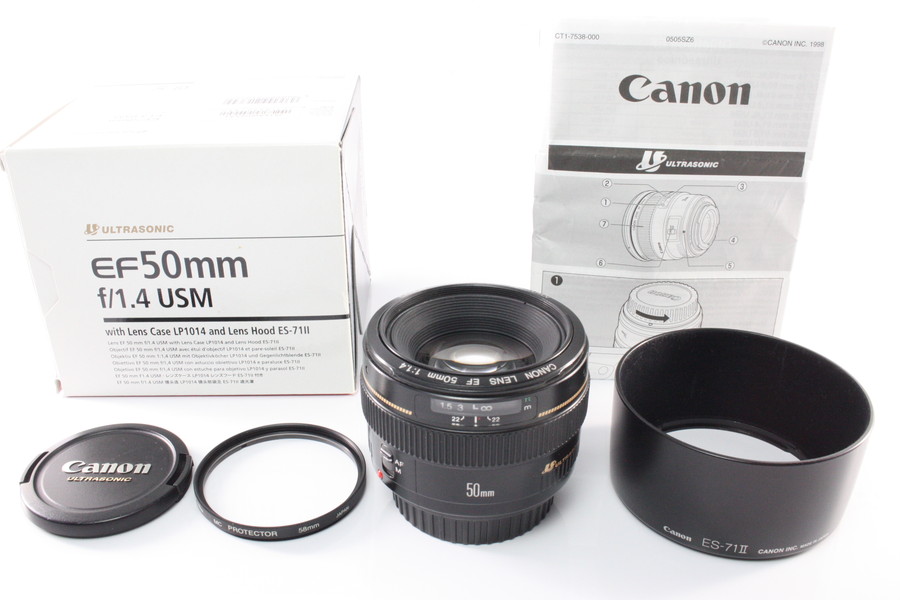 （キヤノン）Canon EF 50mm F1.4 USM 5700432D | HORITA CAMERA 一眼レフ・レンズ買取は高価買取