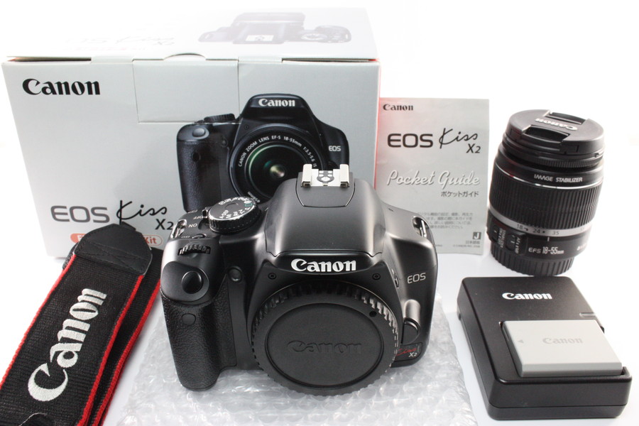 （キヤノン）Canon EOS Kiss x2 EF-S 18-55 IS Kit | HORITA CAMERA 一眼レフ・レンズ買取は高価