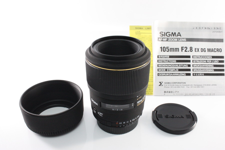 シグマ）SIGMA AF 105mm F2.8 D EX DG MACRO 30117711（ニコン用