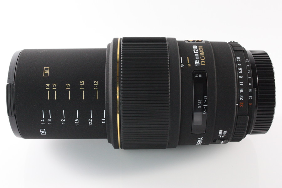 【光学美品】SIGMA 105mm F2.8 D MACRO EX Nikon